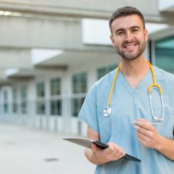 male nurse vet